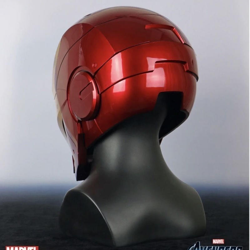AUTOKING 1/1 マーク5 MK5 ヘルメット ゴールド メタリックver. 音声認識自動開閉式 AUTOKING 1/1 アイアンマン マーク5 MK5 ヘルメット マスク 金