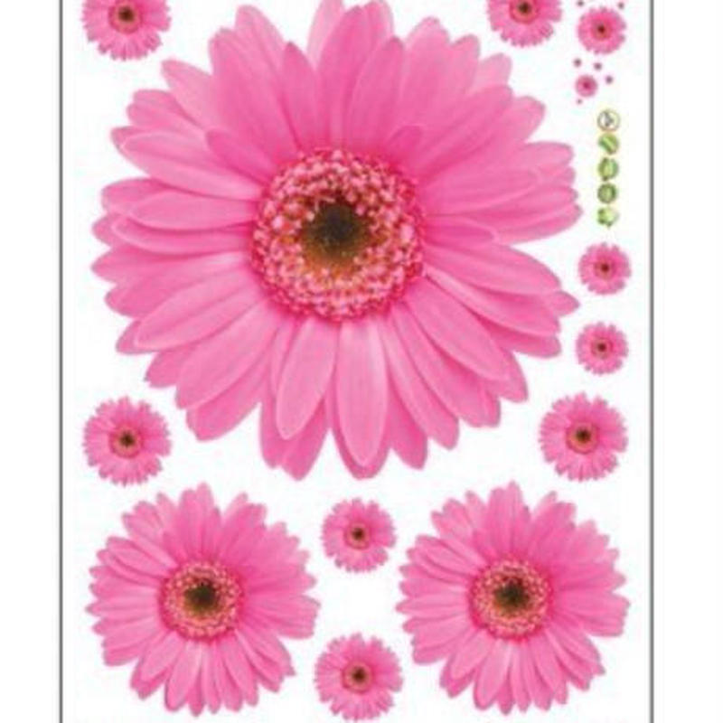 3dウォールステッカー 花 赤 黄色 ピンク かわいい お洒落シール Diy キッチン 寝室