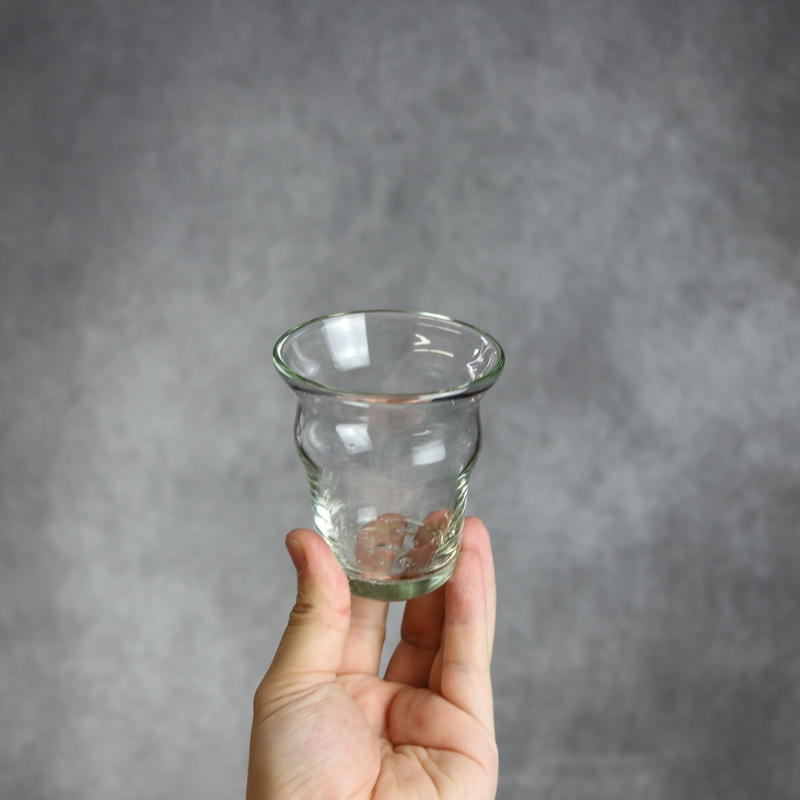 気泡 くびれグラス クリア Made In Okinawa