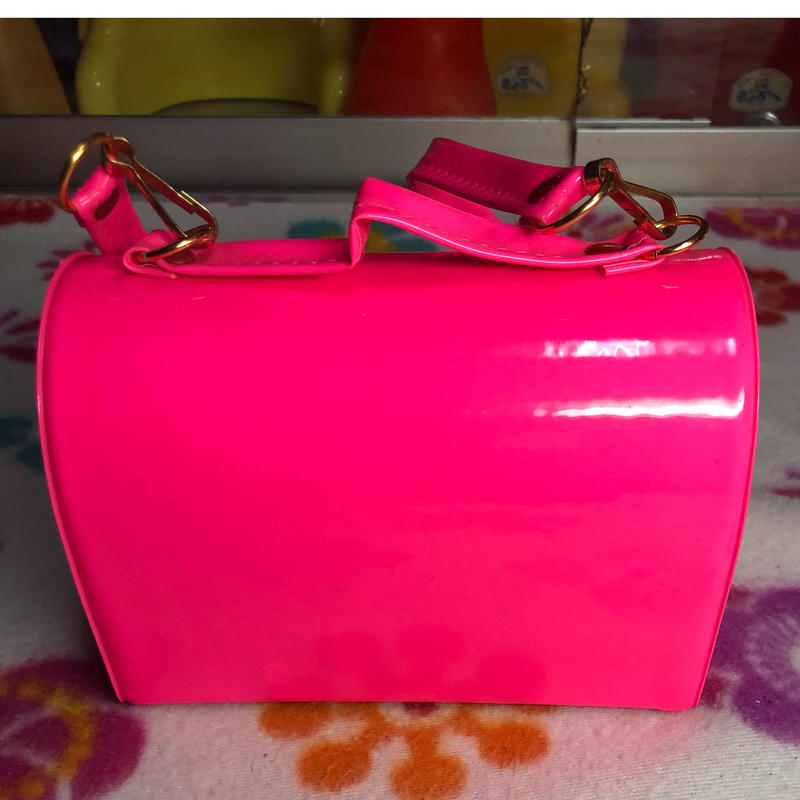 昭和レトロ ピンクのバッグ 女の子 レトロ雑貨 Adobarun