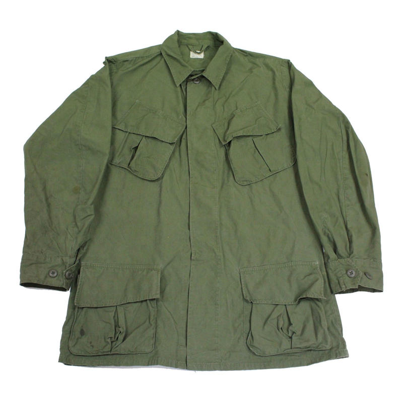 60's U.S.ARMY JUNGLE FATIGUE JACKET 3rd MODEL ( 60's U.S.ARMY JUNGLE FATIGUE JACKET 3rd MODEL (