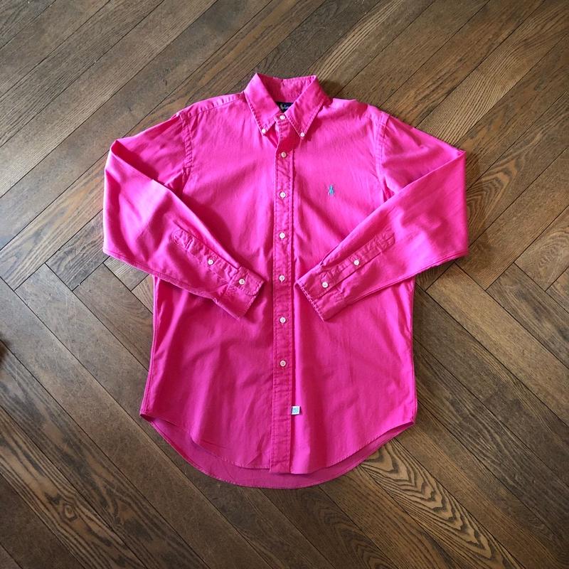 90 S Ralph Lauren シャツ ショッキングピンク Not Muro