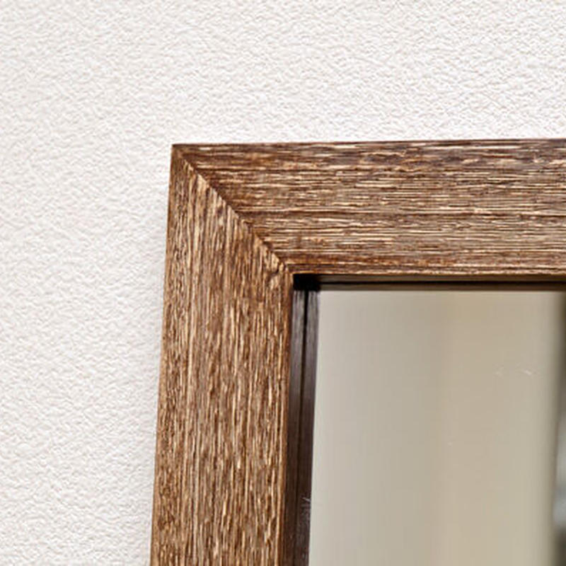 送料無料】MANOアンティークジャンボミラー ブラウン(BR) www