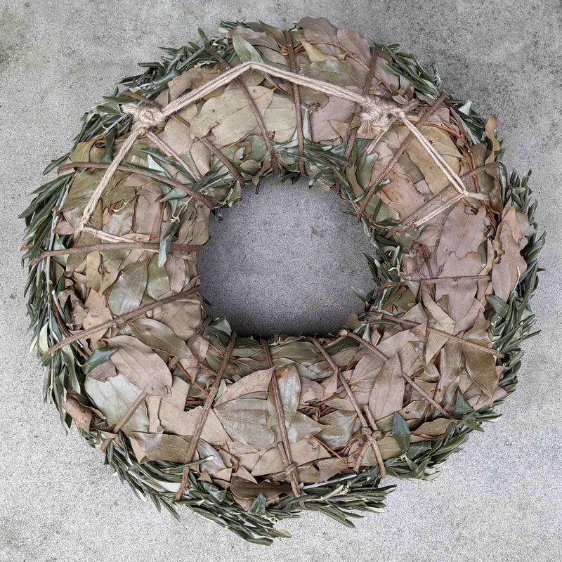 二名良日 オリーブのリース Nowaki