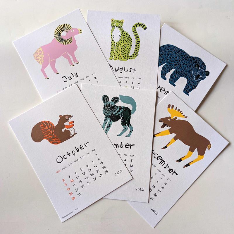 ミロコマチコ 卓上カレンダー22 台付 Nowaki