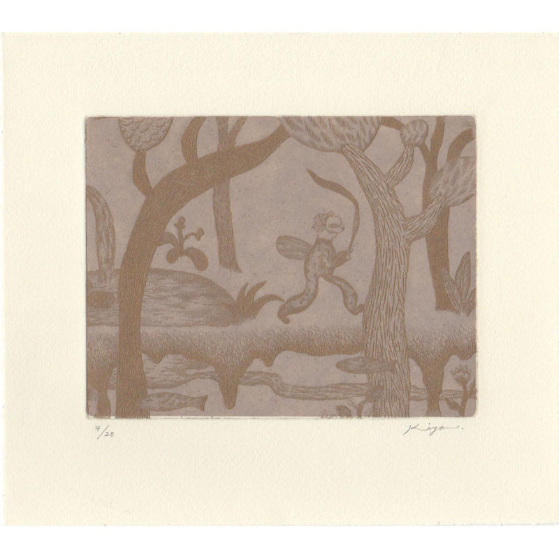 最適な価格 全米著名イラストレーター サノカズヒコ 公園 版画 美術品 アンティーク Www Thjodfelagid Is