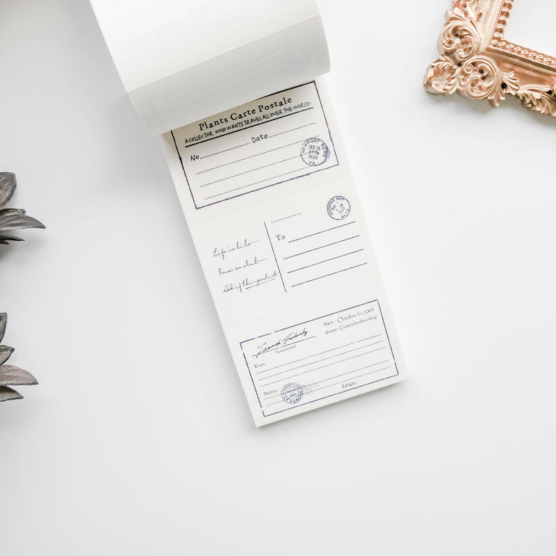 コラージュ素材 メモ帳 50枚 Handwriting Ps281 Nunumoon