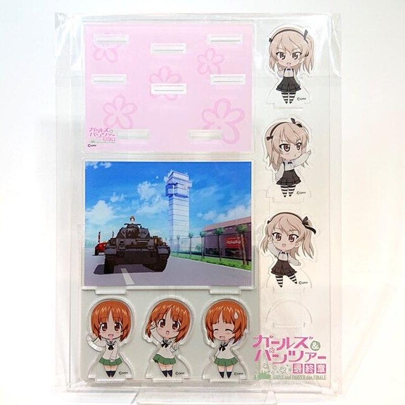 大洗町めぐりアクリルジオラマ みほ 愛里寿きほんセット 大洗ガルパンギャラリー