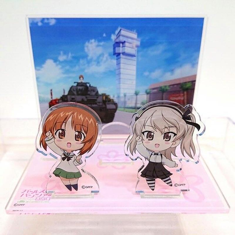 大洗町めぐりアクリルジオラマ みほ 愛里寿きほんセット 大洗ガルパンギャラリー 大洗町めぐりアクリルジオラマ みほ 愛里寿きほんセット 大洗ガルパンギャラリー