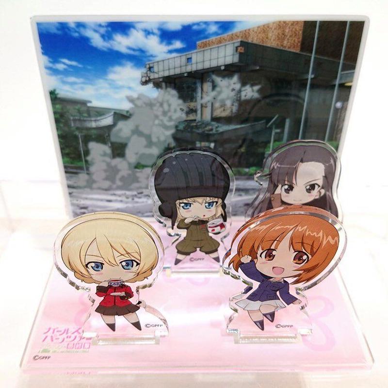 大洗町めぐりアクリルジオラマ あんこうチーム 隊長セット各種 大洗ガルパンギャラリー 大洗町めぐりアクリルジオラマ あんこうチーム 隊長セット各種 大洗ガルパンギャラリー