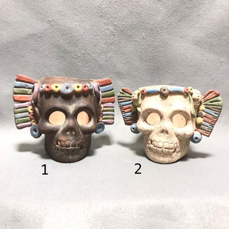 カラベラ アステカ戦士の植木鉢 Lサイズ Ochanga La Pachanga S Store