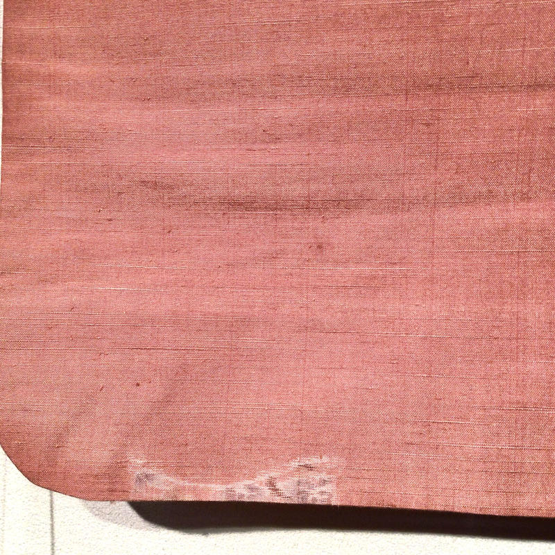 袷 正絹 落ち着いたピンク地に花の飛び柄 Z166 リサイクルとオリジナル着物 彼方此方屋