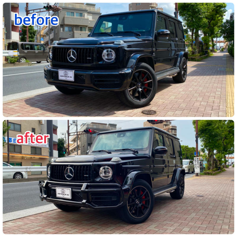 ベンツ Gクラス W463A G63用 バンパーガード/ブラッシュガード ...
