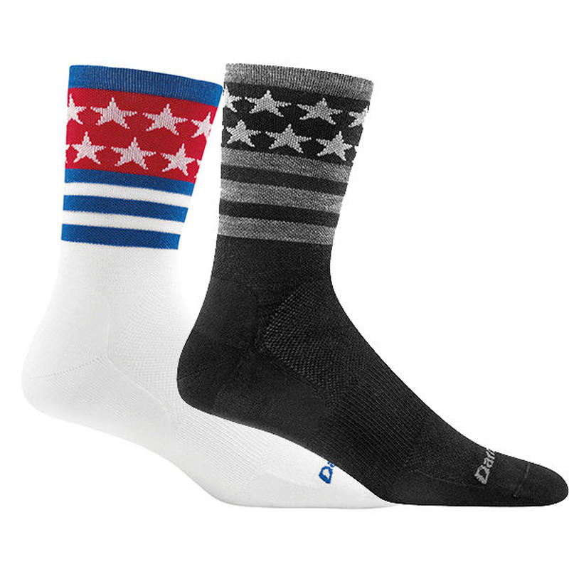 Mens Darn Tough Stars and Stripes Micro Crew Ultralight Sock
