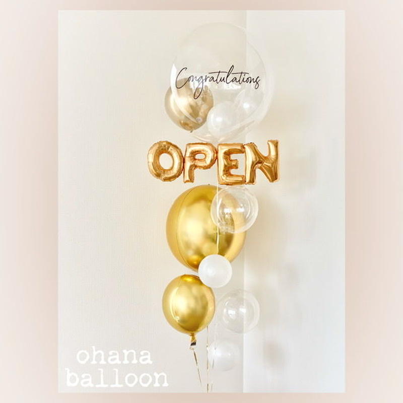 T4 Open Dot 開店祝い バルーン お祝い バルーンギフト バルーン祝電 Ohan
