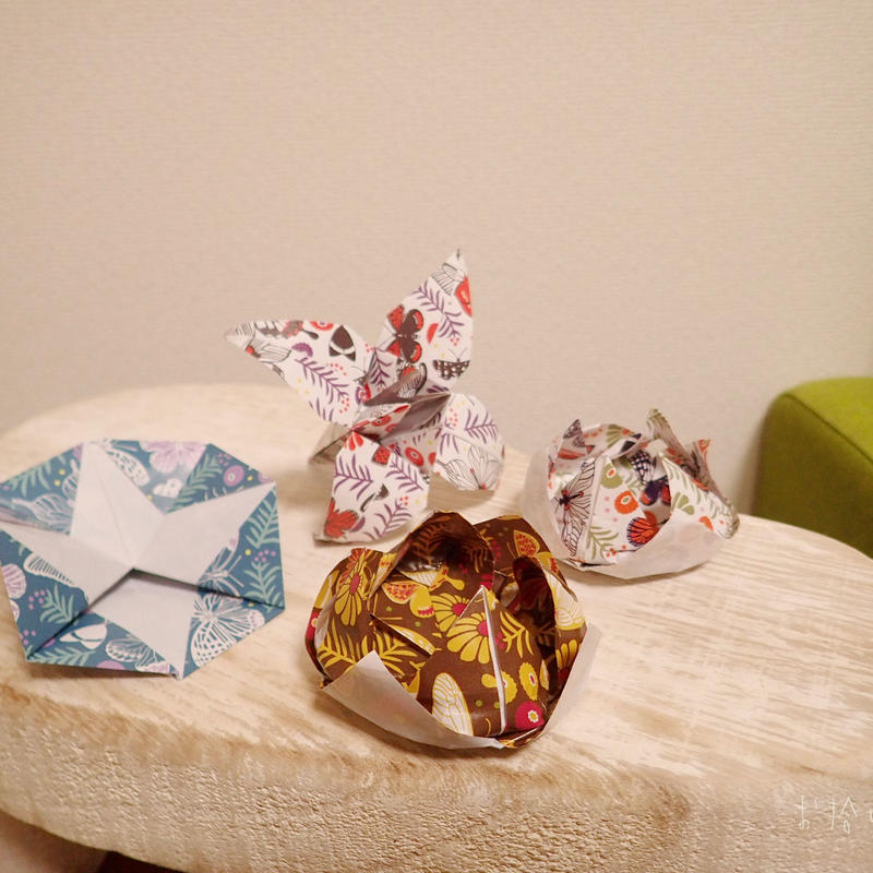 蝶と蛾おりがみ 40枚入り お拾いもの