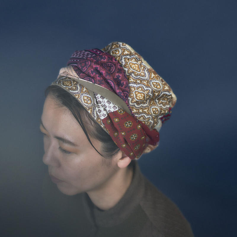 Falten Band Red Beige Tone Moi