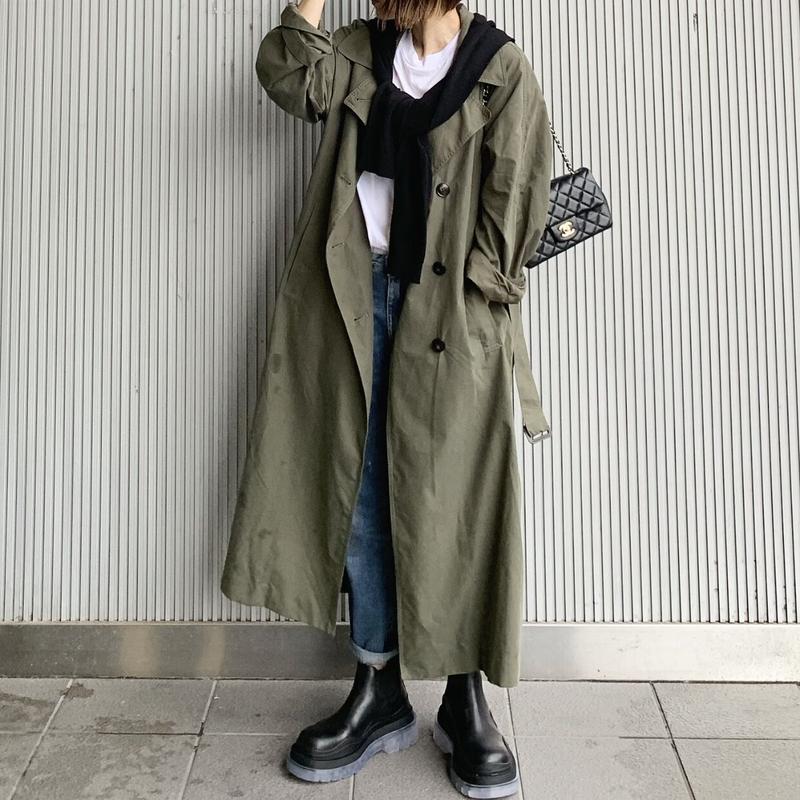 4 15入荷予定 トレンチコートmoss Green レギュラー ロングレングス Ok 4 15入荷予定 トレンチコートmoss Green レギュラー ロングレングス Ok