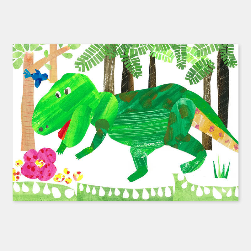 ポストカード やっと見つけた ジャングルの宝物 封筒付き Okuruto