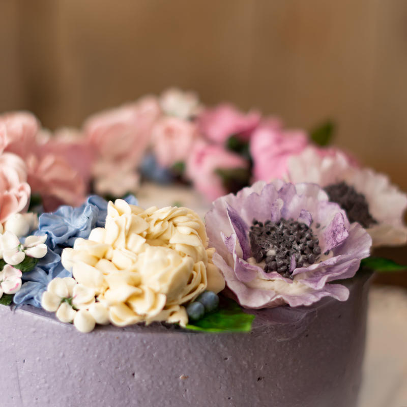 オースティンローズ デザイン 15cm フラワーケーキ バタークリーム 公式サイト