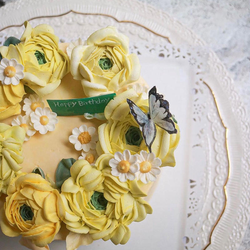 フラワーケーキ フルオーダーメイド 15cm 公式サイト 高知フラワーケーキ通販サイト