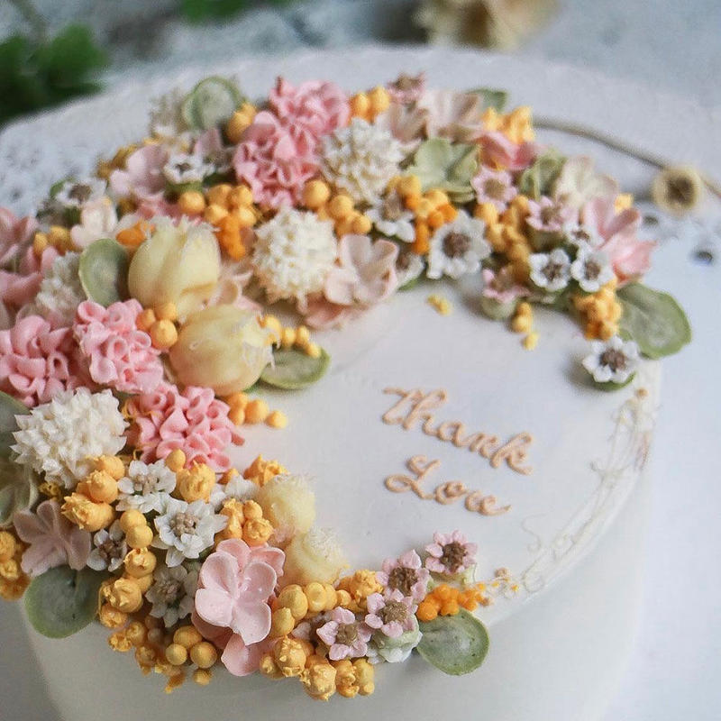 フラワーケーキ フルオーダーメイド 15cm 公式サイト 高知フラワーケーキ通販サイト