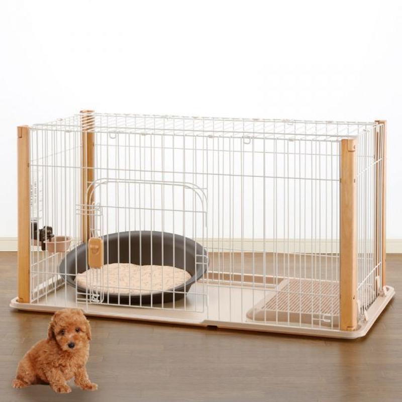 バンビーノドッグサークル ライトブラウン | ペットグッズモールOneDo