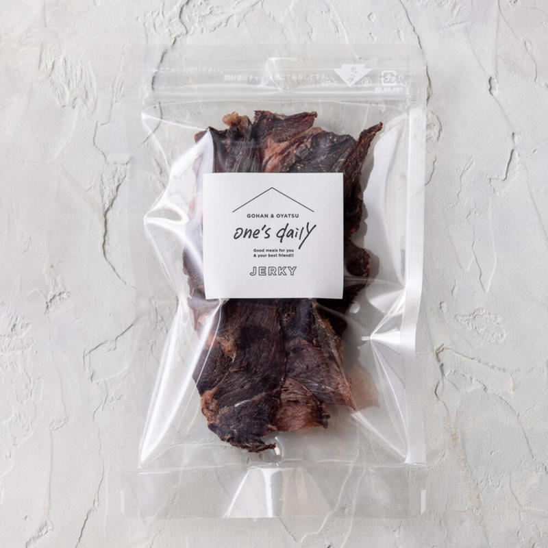 北海道産エゾ鹿の鹿肉ジャーキー ワンコ専用 One S Daily