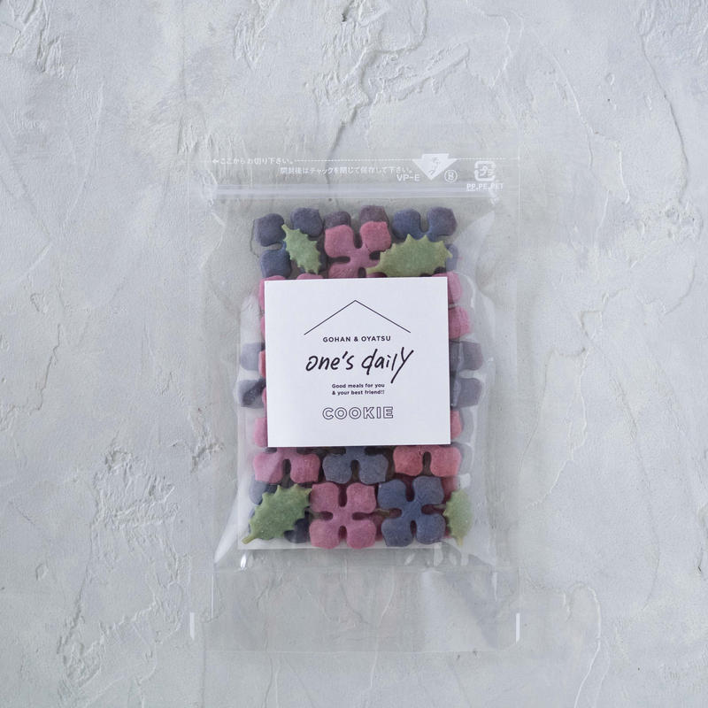 期間限定 米粉の紫陽花クッキー One S Daily