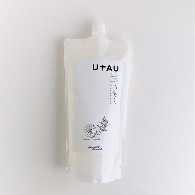Utau クリーニング屋さんが作った肌にも環境にも優しいオーガニック洗濯洗剤 1本 尾道ス