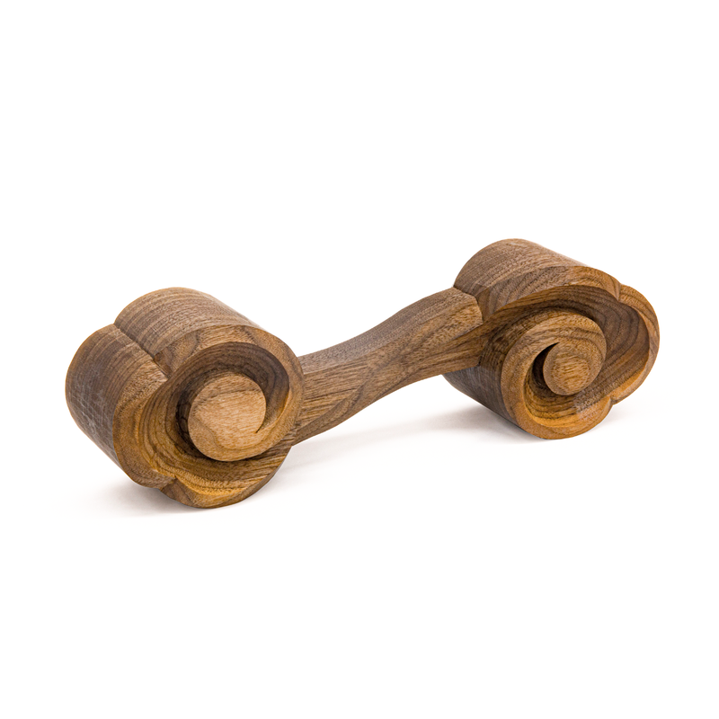 Cloud 木彫りのダンベル ウォルナット 受注生産 Oodesign Store