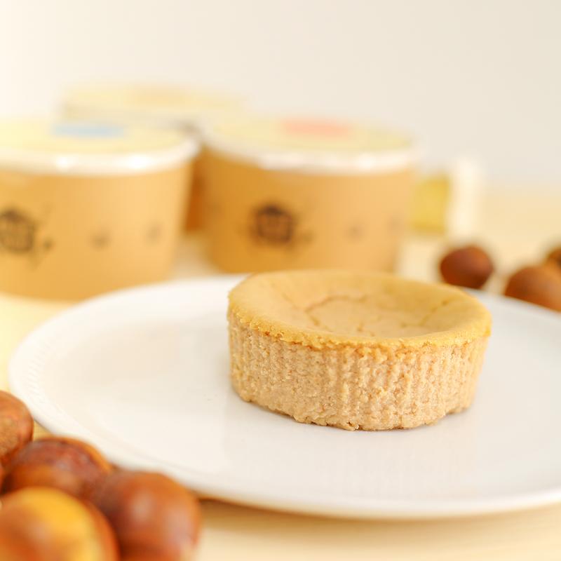 米粉使用 マロンクリーム チーズケーキ 選べる三個セット 送料込 Chantmealのク