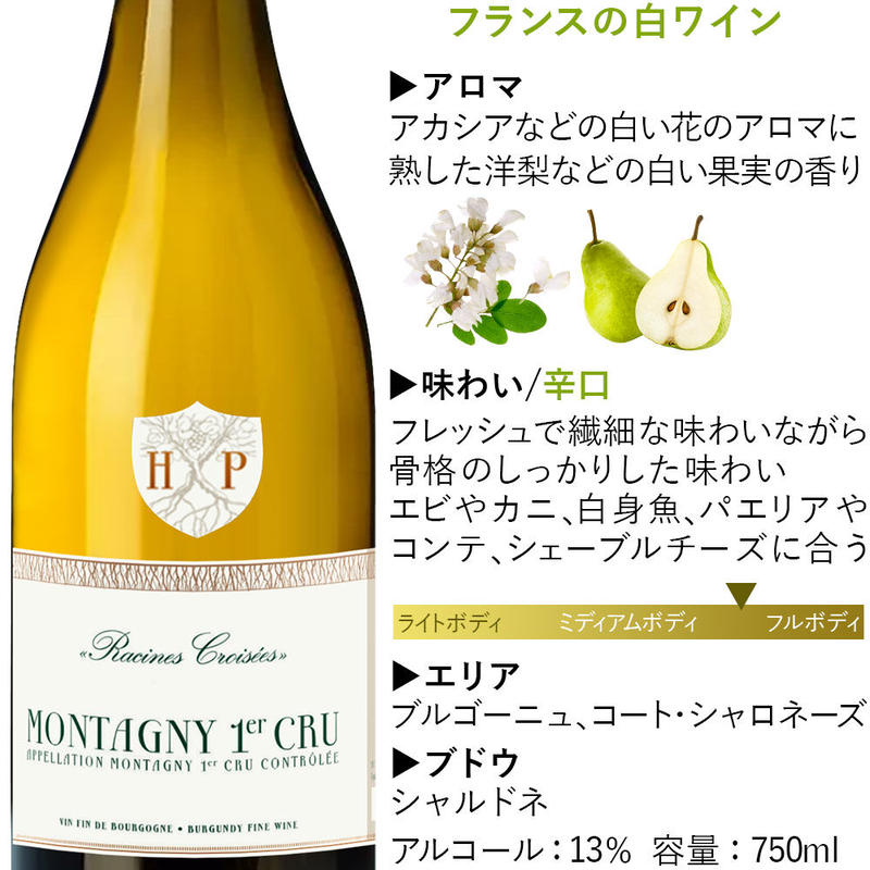 お祝いギフト 紅白ワイン2本ギフト フランス ブルゴーニュ地方 アンリ ピオン の赤ワイン