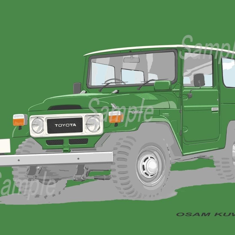 イラスト トヨタ ランドクルーザー サイズ 小さな美術館 イラスト トヨタ ランドクルーザー サイズ 小さな美術館