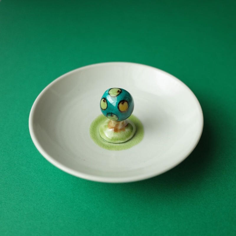 今江未央 Imae Mio 九谷焼立体豆皿 果物と野菜 オトメの金沢 陳列室