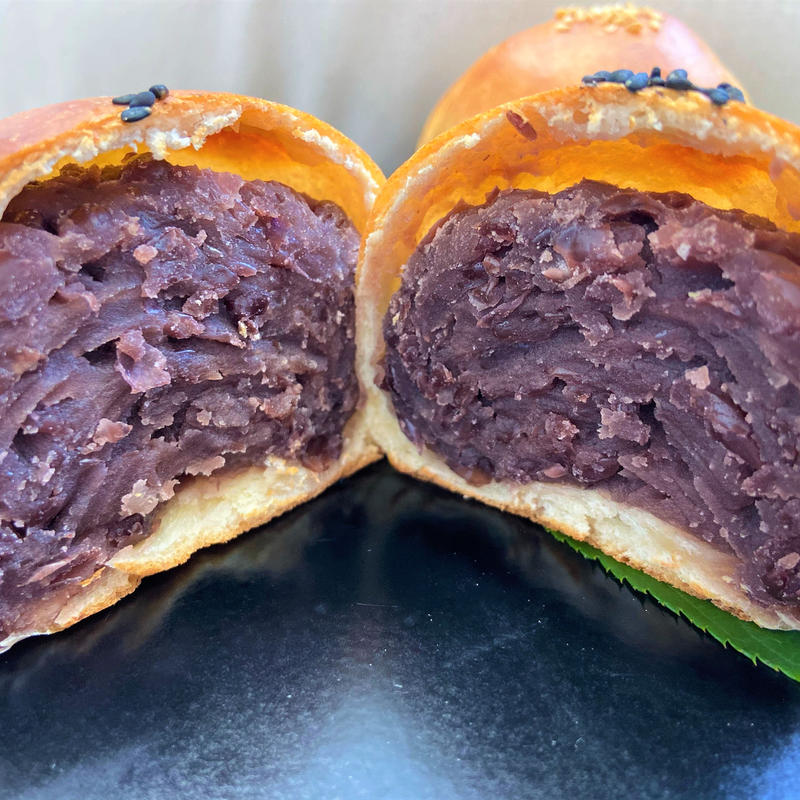 上松あんぱん つぶあん５個 こしあん５個 手作りのパン ピクニック