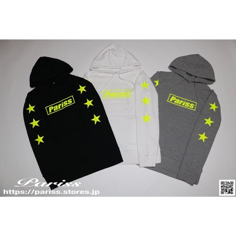 Boxロゴパーカーver 2 ブラック 蛍光イエロー ホワイト 蛍光イエロー グレー 蛍光イエ