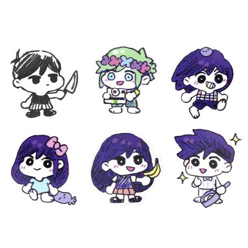 Omori Omori Chibi Sticker Set Omocat Park公式通販 Omori Omori Chibi Sticker Set Omocat Park公式通販