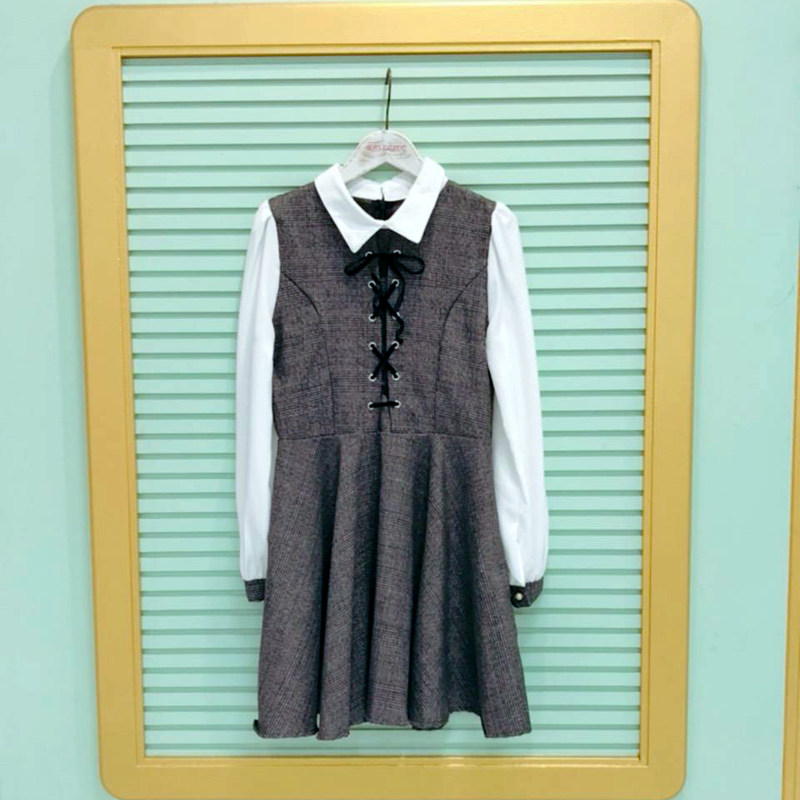 Newクラシカルワンピース グレー Harajuku Patissiere 公式通販サイ