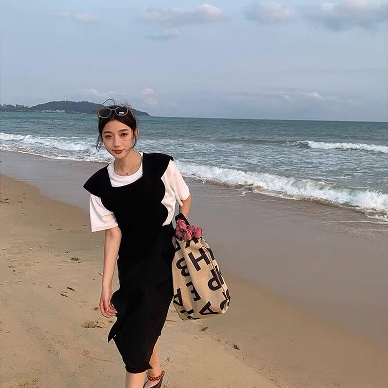 レア！ - ウール60% ❤︎ スカラップ ワンピース キャメル キメラ