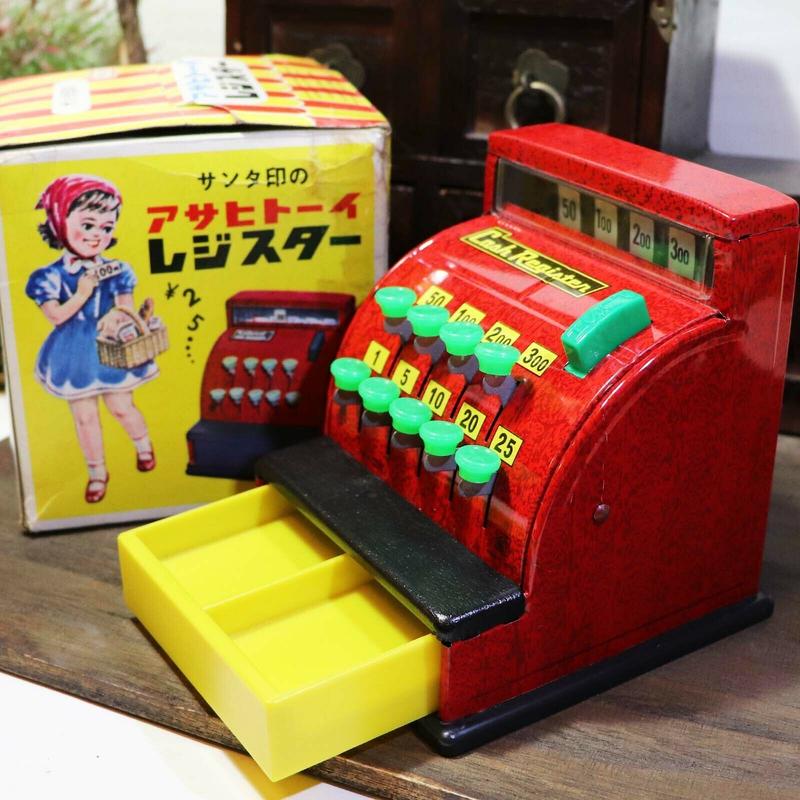 アサヒ玩具 ブリキのレジスター Peacetoy アサヒ玩具 ブリキのレジスター Peacetoy