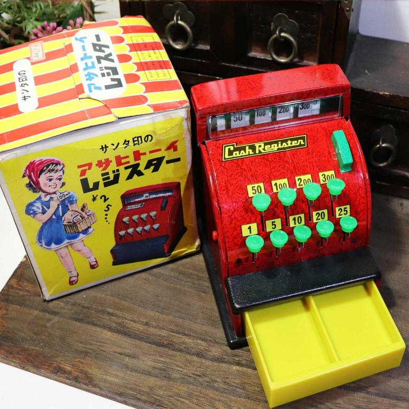 アサヒ玩具 ブリキのレジスター Peacetoy アサヒ玩具 ブリキのレジスター Peacetoy