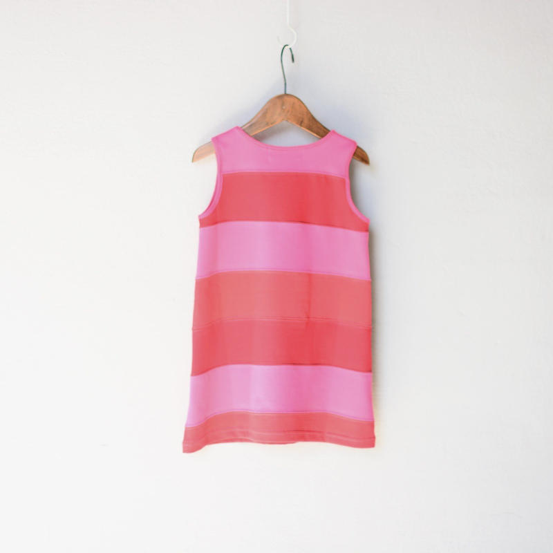 Sutoa ボーダー ノースリーブワンピース 2 140cm Peeka