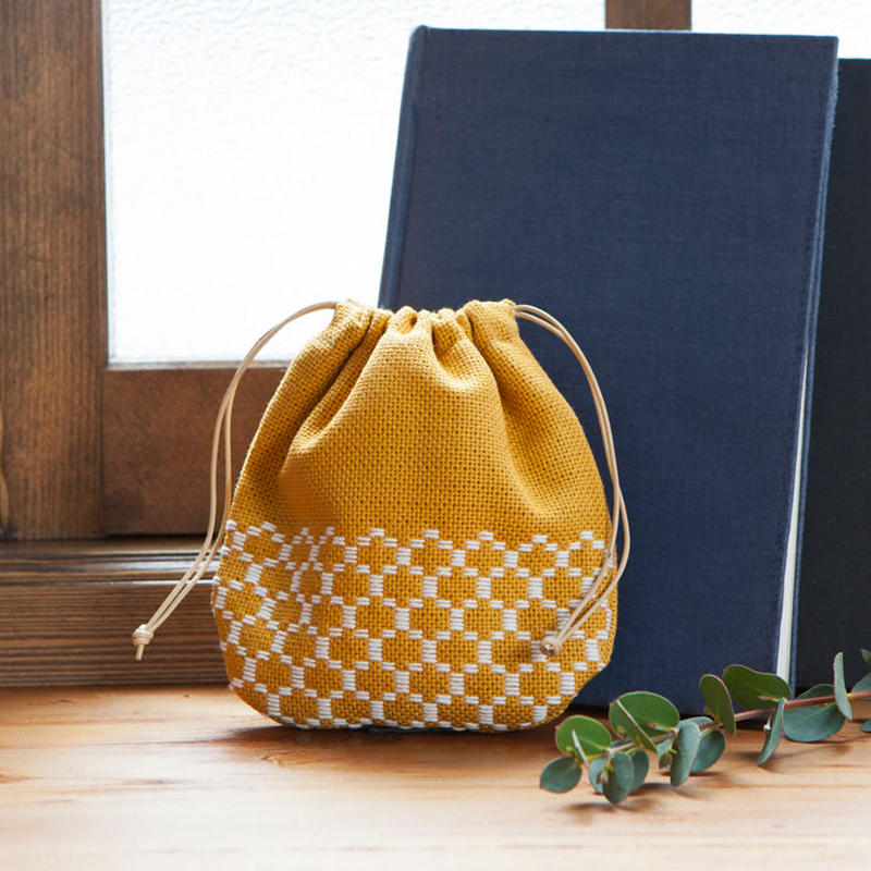 米山知歩さんのこぎん刺し 巾着キット Sunflower Piece Store