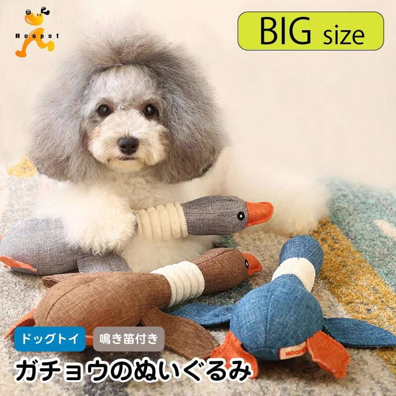 商品型番 Le Pet Toy 003l Hoopet ドッグトイ 大 アヒルの