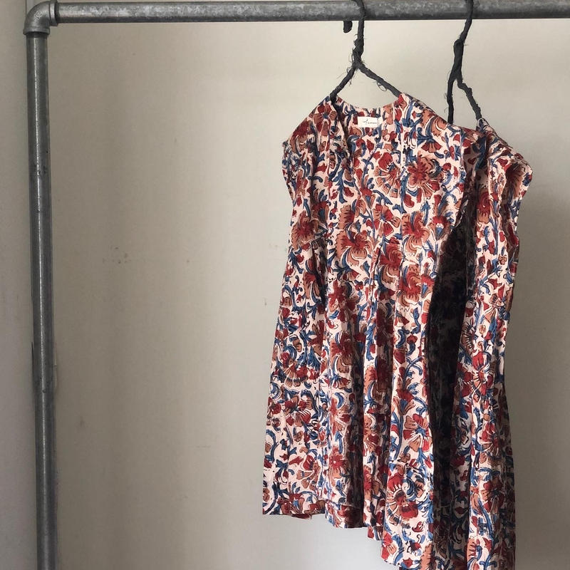 Ufururu インドプリントワンピース Kids90 110 Pivoine