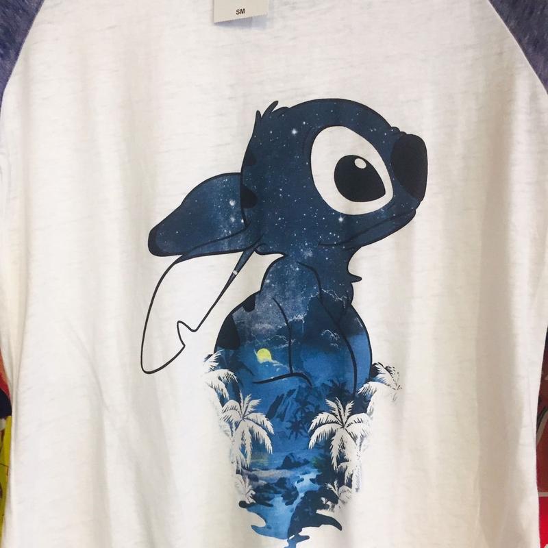 usa直輸入 ディズニー スティッチ ラグラン 7分袖 tシャツ Disney Plus usa直輸入 ディズニー スティッチ ラグラン 7分袖 tシャツ Disney Plus