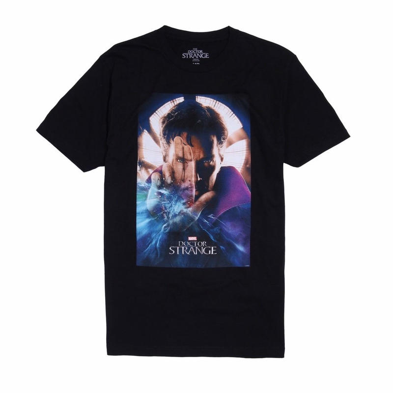 Usa直輸入 Marvel ドクターストレンジ バストアップ Tシャツ マーベル 映画 正規