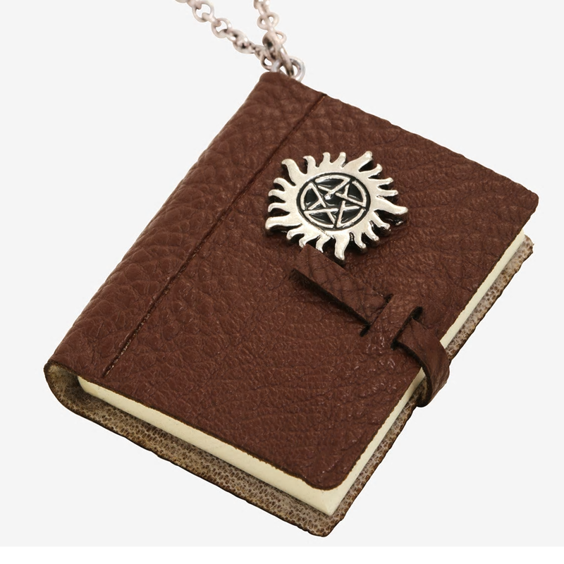 Usa直輸入 スーパーナチュラル モンスターズ ブック ネックレス ウィンチェスター兄弟 デ