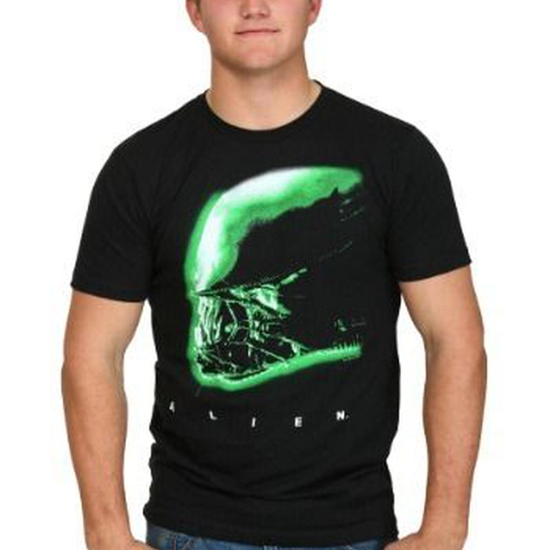 Usa直輸入 映画 エイリアン ヘッド ｔシャツ Sサイズ ビックチャップ ホラー Sf